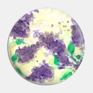 Lilacs in Bloom Pin