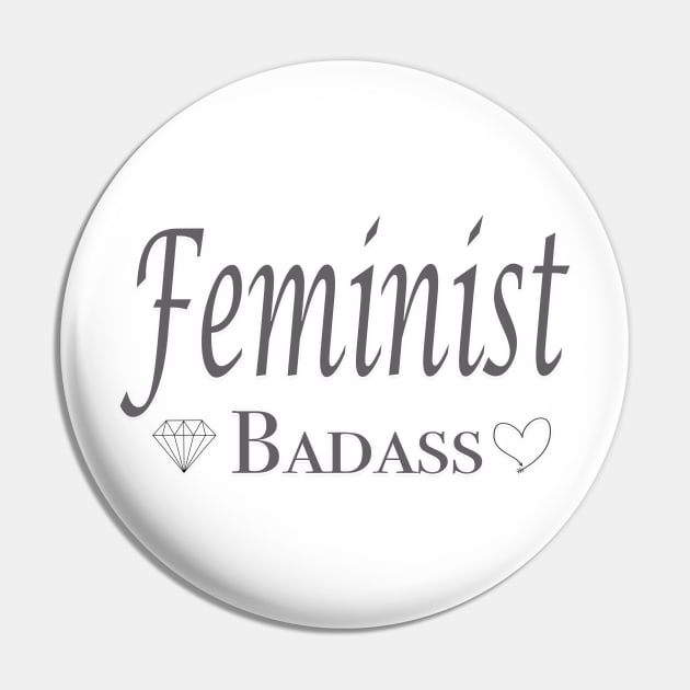 Feminist Badass Pin by TimberleeEU