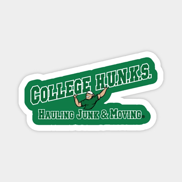 College Hunks Black and White Magnet by OneTruelove