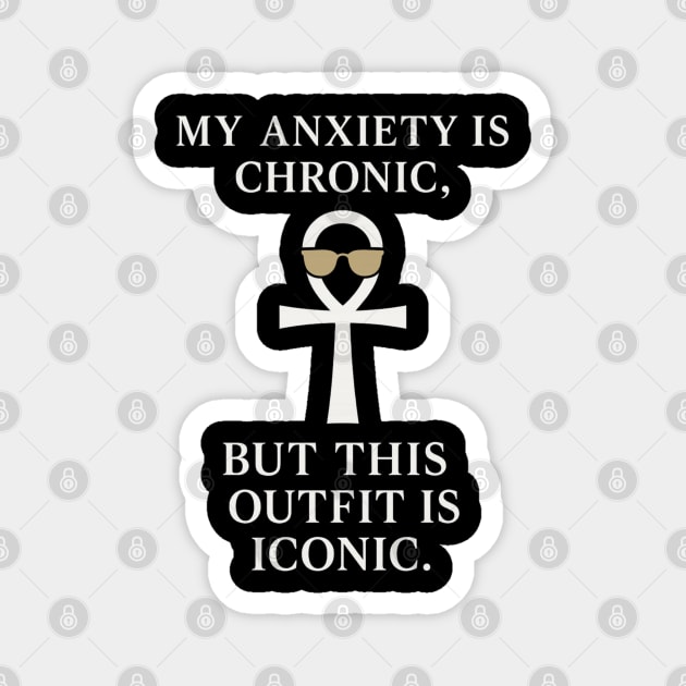 My Anxiety Is Chronic, but This Outfit Is Iconic Magnet by Stylecombinator