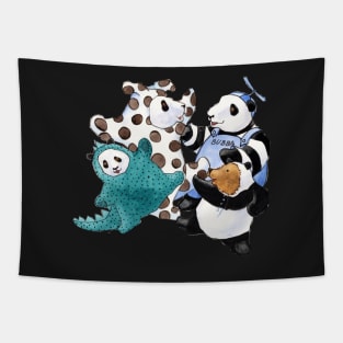 Pandas are the Best Friends Tapestry