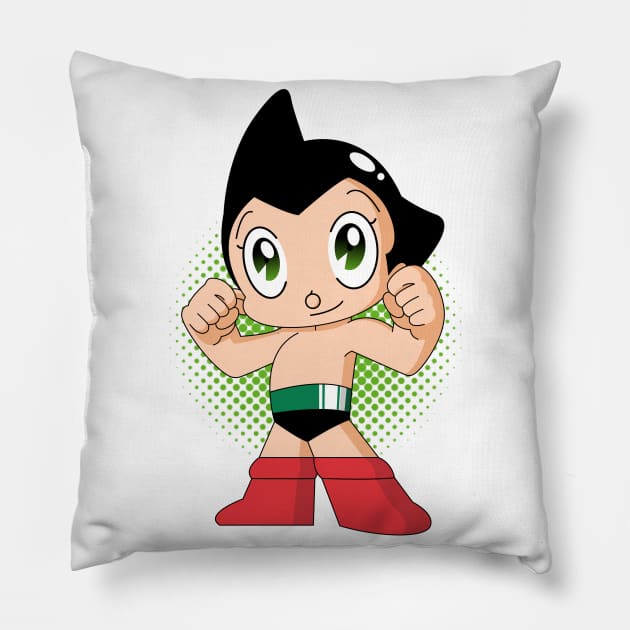 Astro Boy Go Pillow by Atpidarp