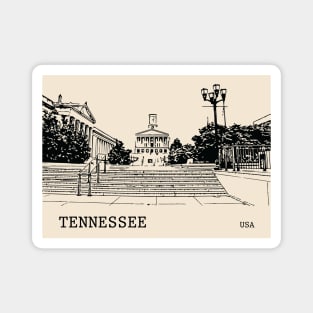 Tennessee State USA Magnet