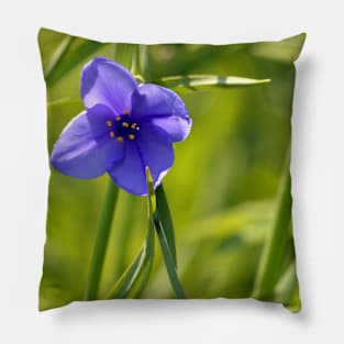 purple bloom Pillow