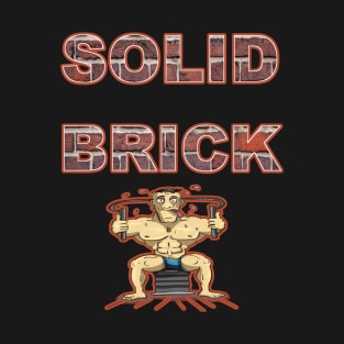 Solid Brick Muscle Workout T-Shirt