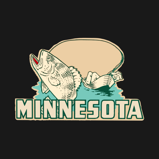 Vintage Style Minnesota Decal by zsonn