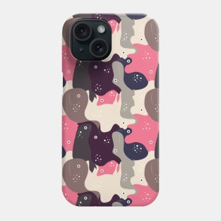 Animal camouflage pink Phone Case