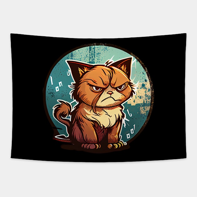 Cats' moods 1 #cat Tapestry by JBJart