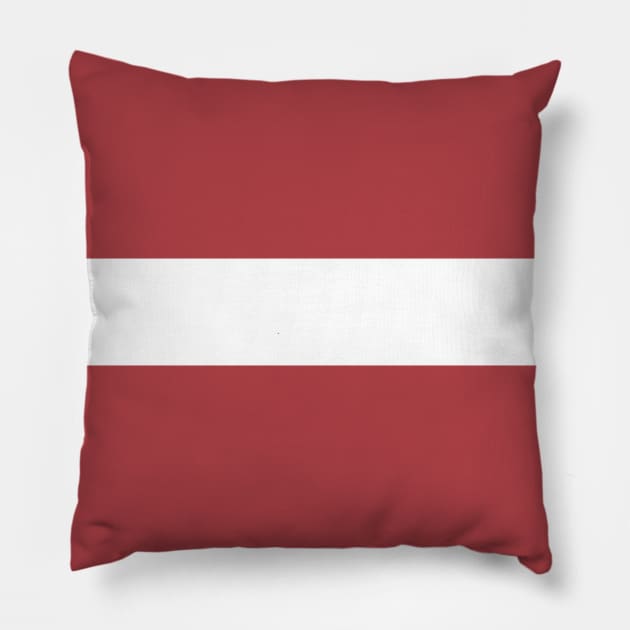 Latvia Pillow by Wickedcartoons