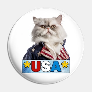 Patriotic Persian III Pin