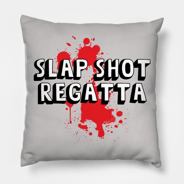 Slap Shot Regatta Pillow by DavidLoblaw