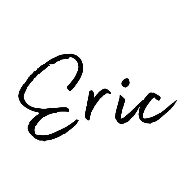 Eric Name Calligraphy by Word Minimalism