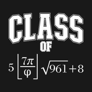 Class Of 2023 School Mathematics Calculation T-Shirt