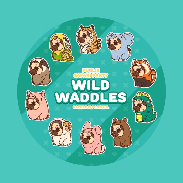 Wild Waddles by Puglie Pug 