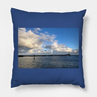 Cambois Pier and Lighthouse Pillow