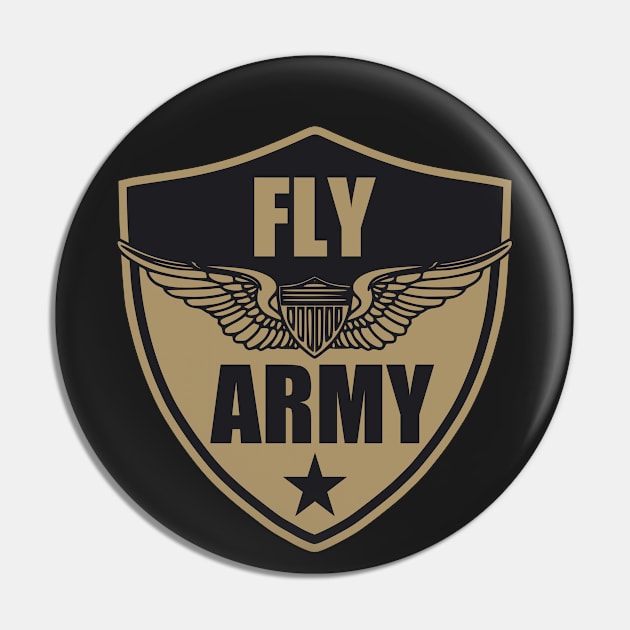 Army Aviation - Fly Army Pin by TCP