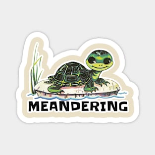 Meandering Turtle Magnet