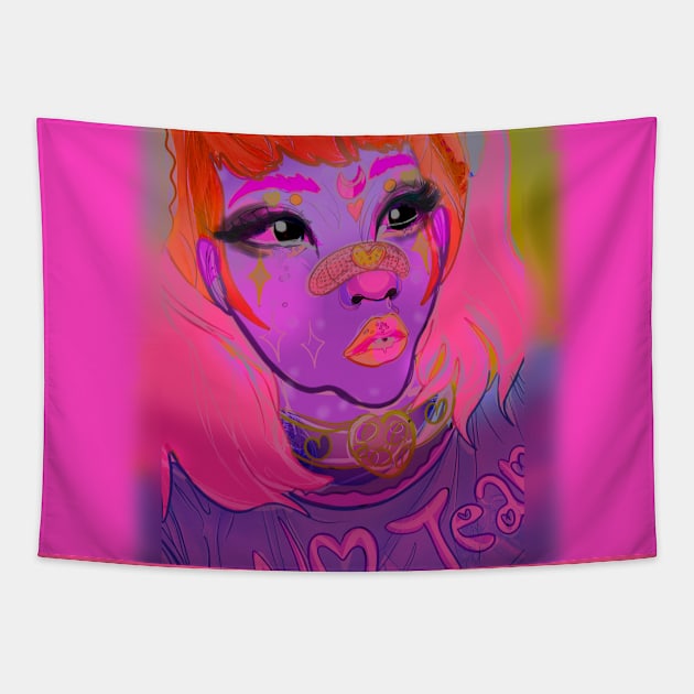 Bandaid Tapestry by Flowersintheradiator