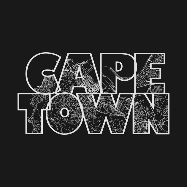 Cape Town Street Map by thestreetslocal