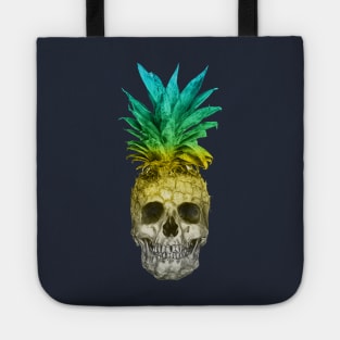 Pineapple Skull (Coloured) Tote