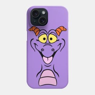 Happy little purple dragon of imagination Cosplay face Phone Case