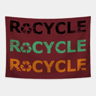 Recycle Distressed Tapestry