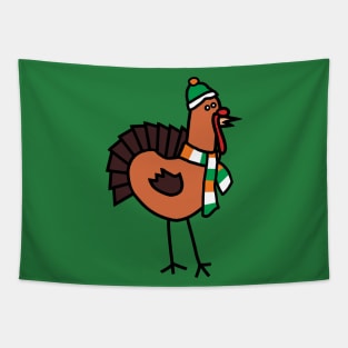 Thanksgiving Turkey on St Patricks Day Tapestry