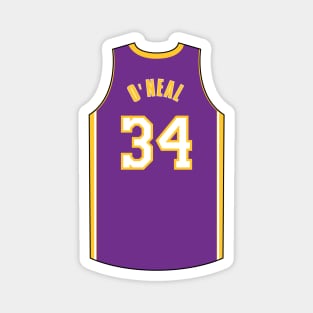 Shaquille O Neal Los Angeles Jersey Qiangy Magnet