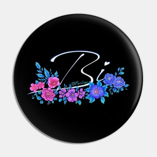 biseexual pride - black bg Pin