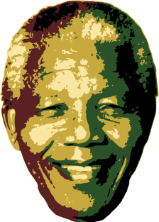 Nelson Mandela Smile Pop Art Magnet