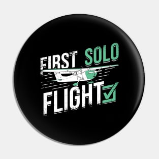 First Solo Flight Pilot Gift Pin