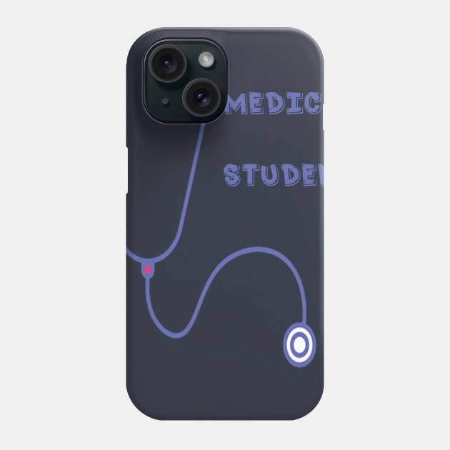 medical student t-shirt , Stethoscope T-Shirt Phone Case by amelsara