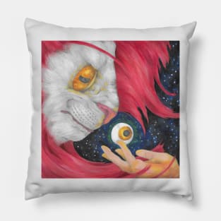 Red Spirit Eye Offering Pillow