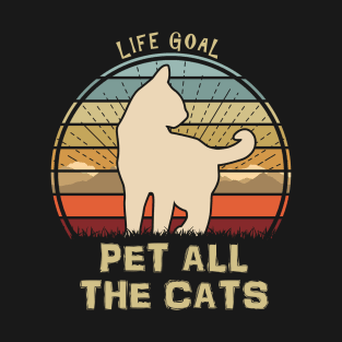 Pet All The Cats Mountains T-Shirt