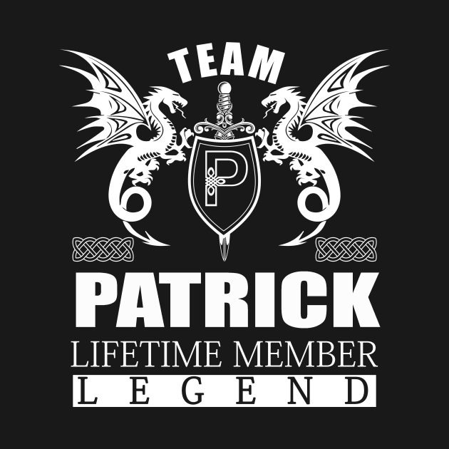 Team PATRICK Lifetime Member Legend by MildaRuferps