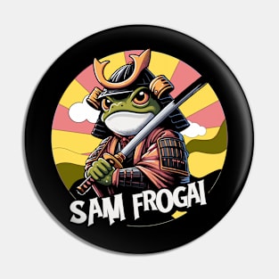 Samurai Frog Pin