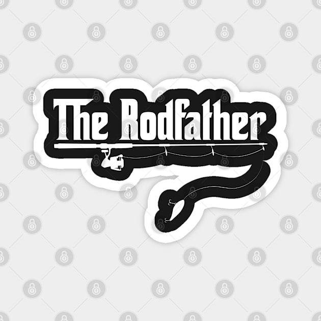 FISHING: The Rodfather Gift Fishing Gift Magnet by woormle