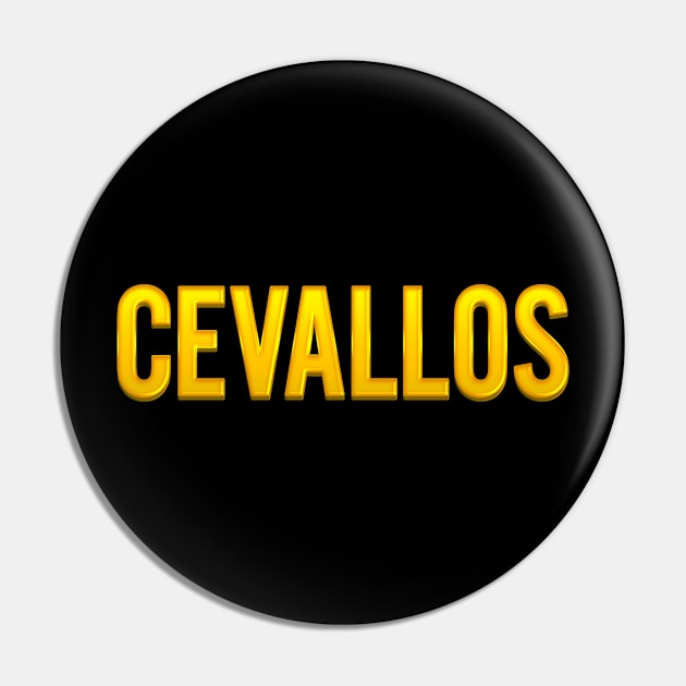 Cevallos Family Name Pin by xesed