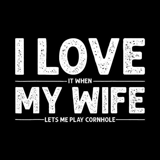 Cool Cornhole Art  Dad Love My Wife Husband Corn Hole by vulanstore