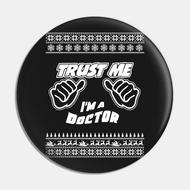 Trust Me, I’m a DOCTOR – Merry Christmas Pin by irenaalison