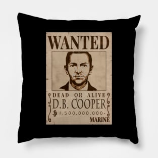 wanted db cooper Pillow