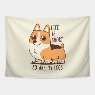 Corgi Life Tapestry