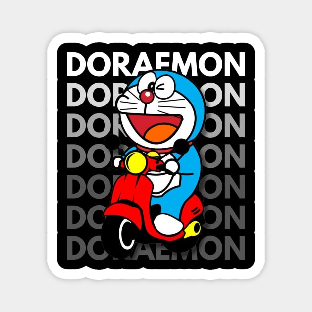 doraemon Magnet by art poo