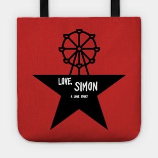 Love, Simon Hamilton Logo Parody Tote