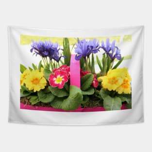 Colourful Spring Flowers Tapestry