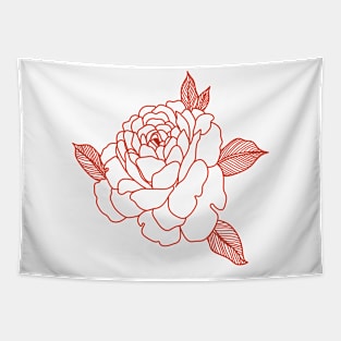 Red rose Tapestry