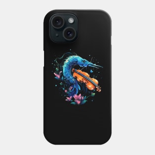 Blue Shrimp Playing Violin Phone Case