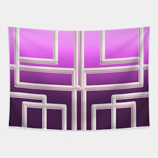 Gradient and metallic squares Tapestry