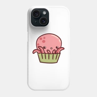Octopus cupcake Phone Case