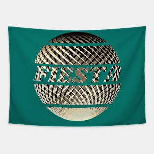 Fiesta discoball gold Tapestry